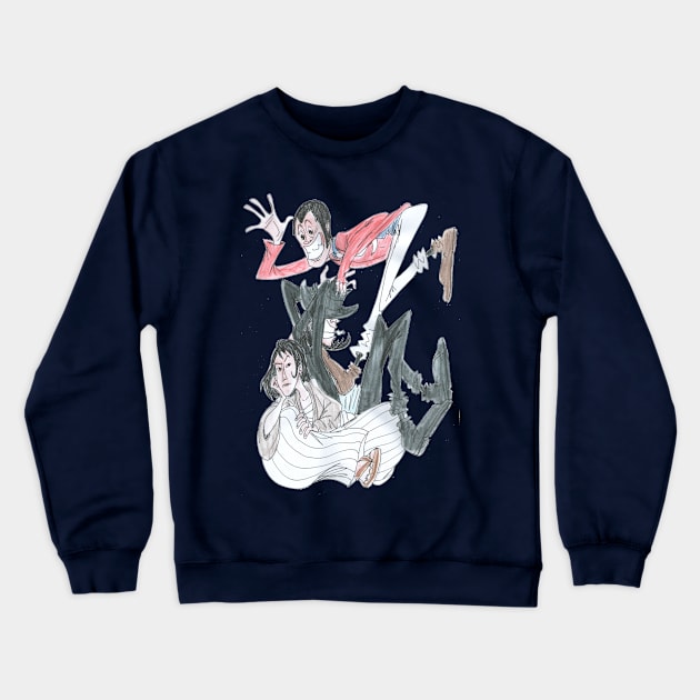 Tower of thieves Crewneck Sweatshirt by giuliadrawsstuff